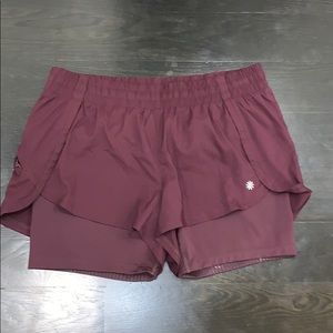 ATHLETA MARRON SHORTS